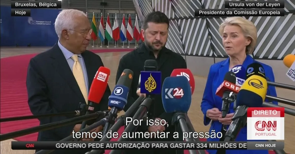 "Não levantaremos quaisquer sanções a menos que a Rússia ponha fim à guerra"