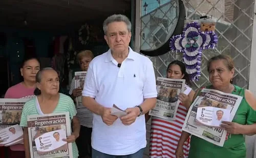 Pío López Obrador inicia recorridos en Tuxtla tras anunciar candidatura a diputación federal; destaca recepción ciudadana