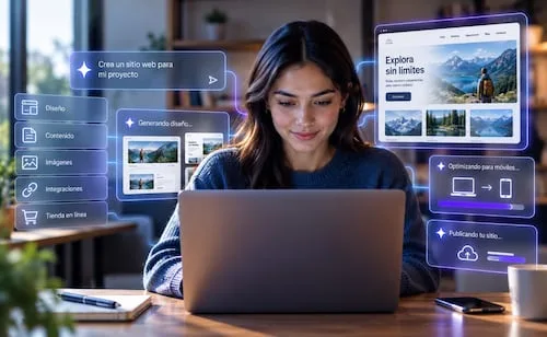 La IA agéntica revoluciona la web; así cambia la creación de sitios y aplicaciones