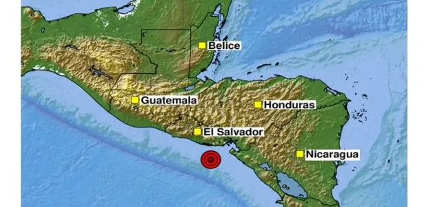 El Salvador tem terremoto de magnitude 5,5