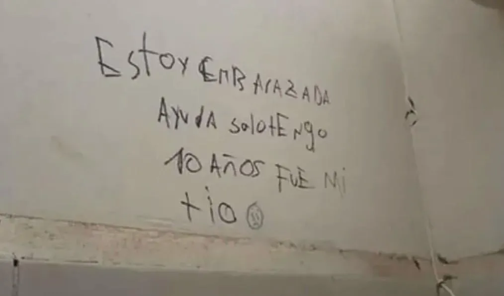 “Estoy embarazada, solo tengo 10 años, fue mi tío”: investigan un mensaje que apareció en el baño de una escuela de San Juan