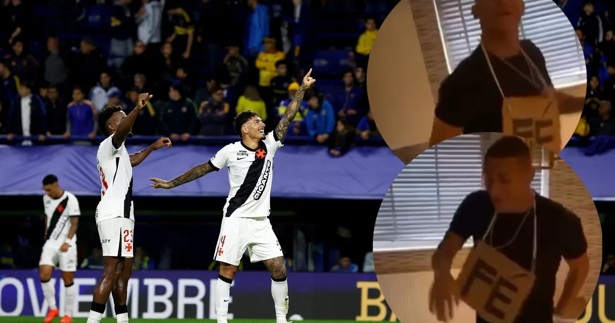 Video: Richarlison festejó el triunfo de Vasco en la Bombonera a puro baile