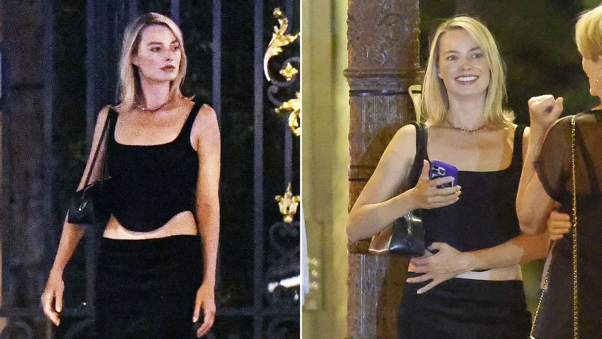 Margot Robbie conquista la moda parisina y rinde tributo a Sex and the City