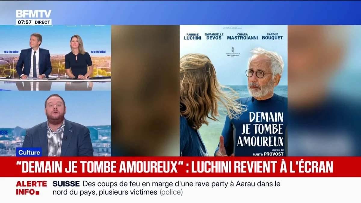 Fabrice Luchini, grande star au festival du film d'Angoulême, revient à l'écran avec "Demain je tombe amoureux"