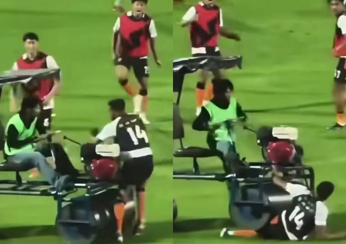 Un jugador inglés fue atropellado por una aplanadora de pasto en plena cancha