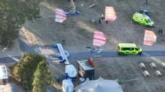 Christian festival 'devastated' as man dies after sign falls