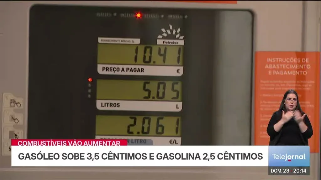 Combustíveis voltam a aumentar às 00:00 de segunda-feira