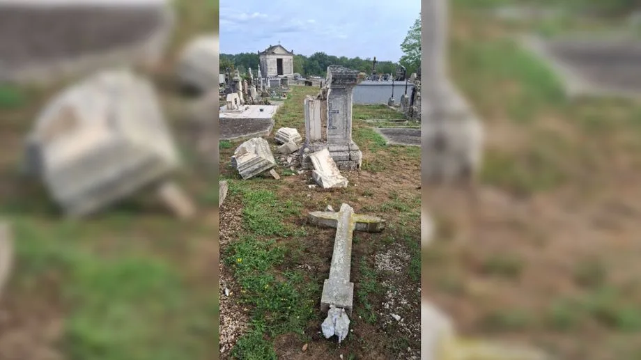 Un calvaire vieux de près de 200 ans endommagé par un éclair dans un cimetière de Dordogne
