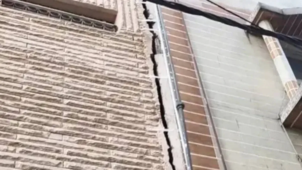 Delhi building evacuated after sudden tilt, owner asked to demolish structure