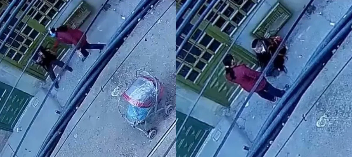 Horror en Bogotá: mujer fue grabada mientras pateaba a un niño que le suplicaba que no lo golpeara