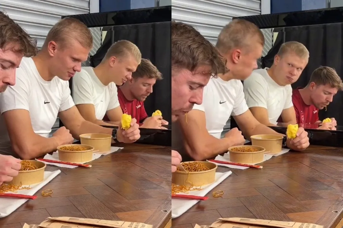 Haaland recria meme da Copa do Mundo de 2026 ao lado de Mr. Beast