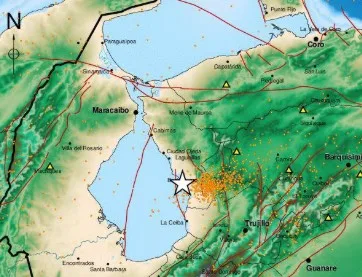 Sismo de magnitud 3.0 al sur de Bachaquero