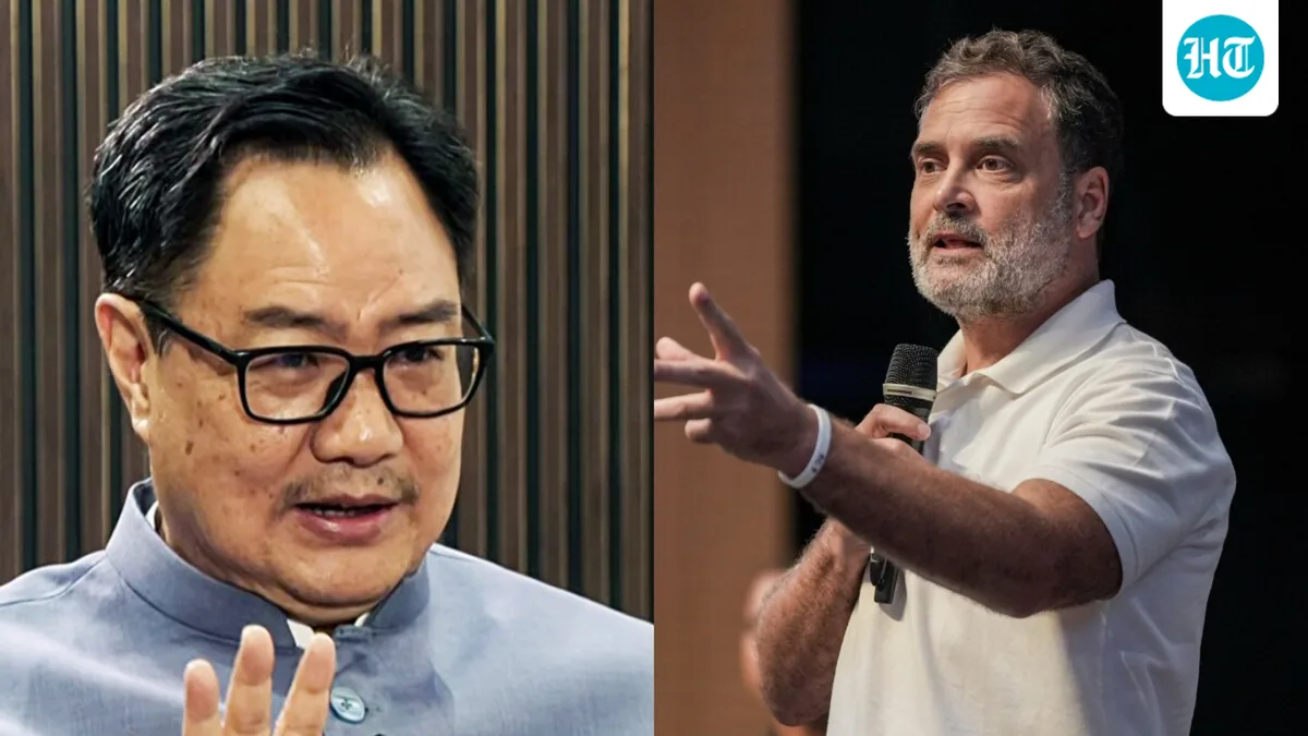 ‘Should we praise this brutality?’ Rahul Gandhi slams CJP stir remark by Kiren Rijiju