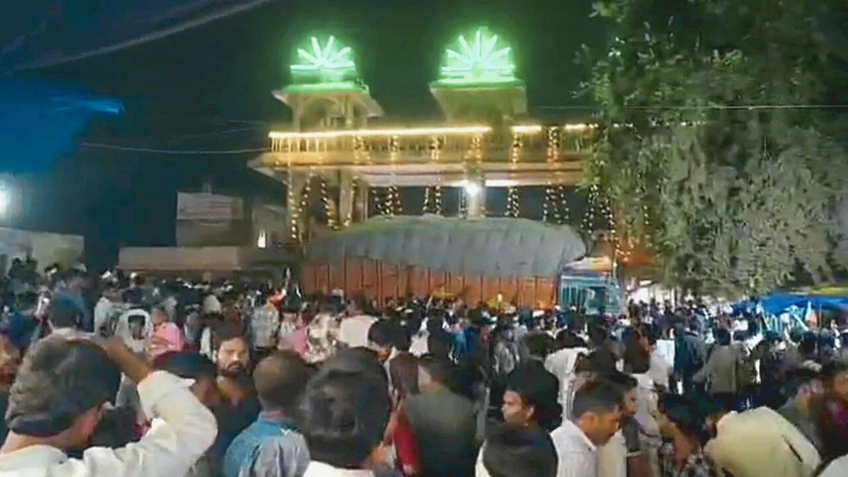12 killed after speeding truck runs over devotees near temple in Gwalior