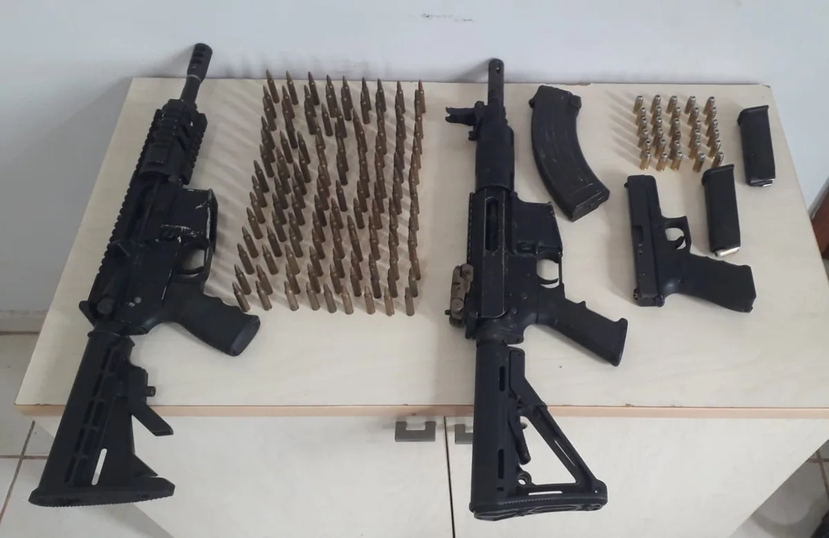 Polícia apreende fuzis e prende suspeitos de assassinatos durante operação no PA e TO