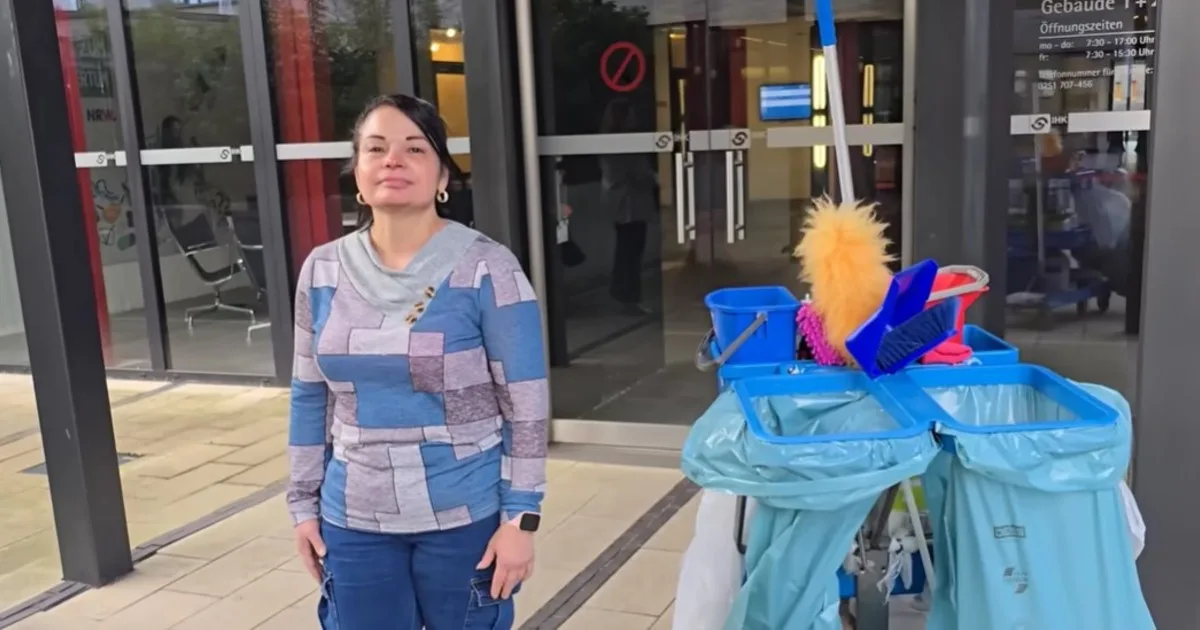 Trabaja en limpieza en Alemania desde el 2000: "Ahora gano 13 euros la hora y recibo 2.000 al mes. Solo se necesita un nivel básico del idioma"