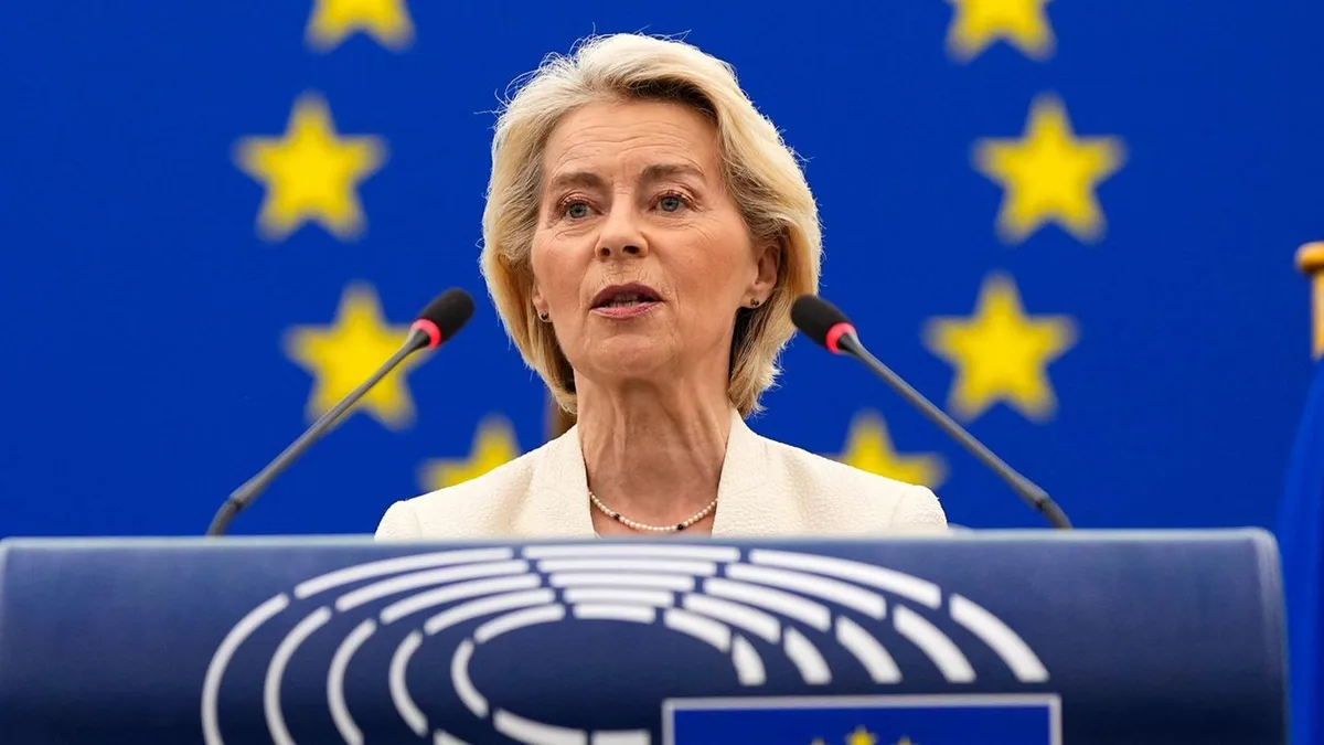Rede zur Lage der EU: Das hat von der Leyen mit der Europäischen Union vor