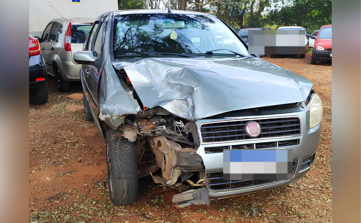 A mentira teve perna curta: homem inventou furto após causar acidente e abandonar carro em Cascavel