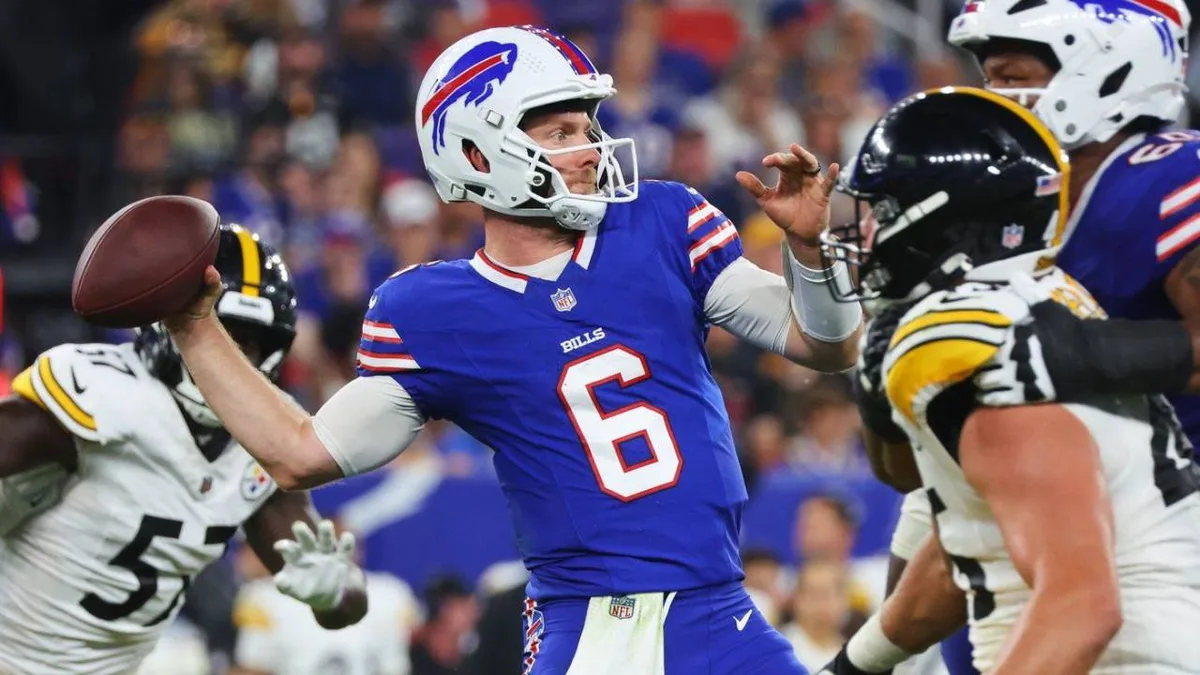 Bills close pre-season with win over Steelers on Buechele’s late two-point conversion