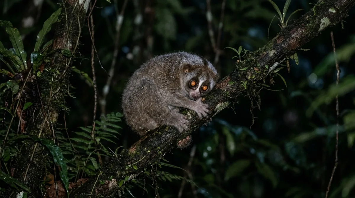 O perigo oculto nos braços deste bicho fofo de olhos gigantes que possui uma das mordidas mais incomuns entre os mamíferos