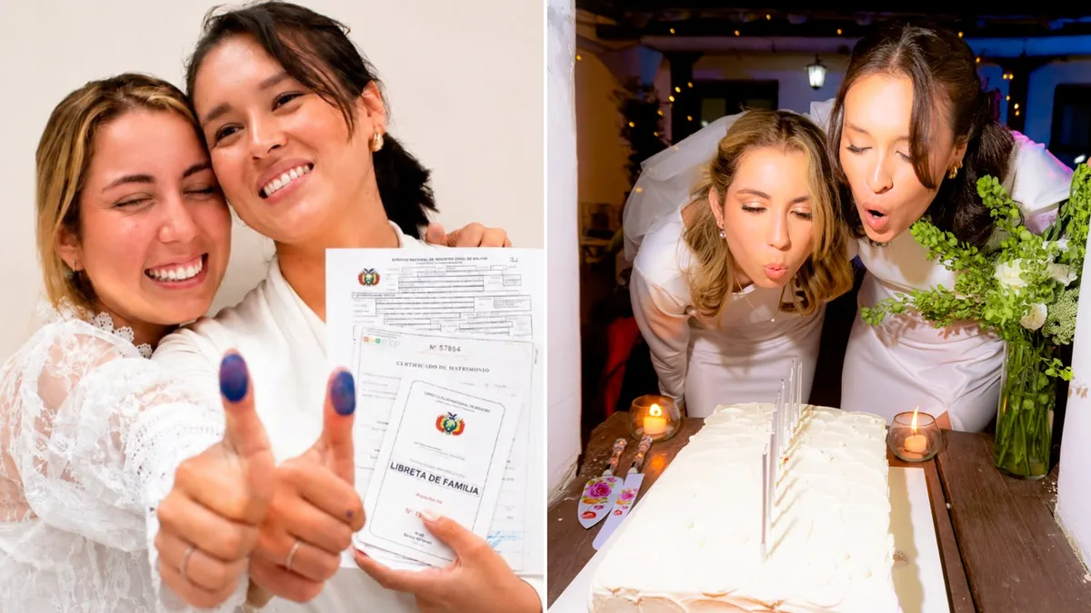Cuatro años para un “sí”: la historia de la primera pareja homosexual en contraer matrimonio en Bolivia