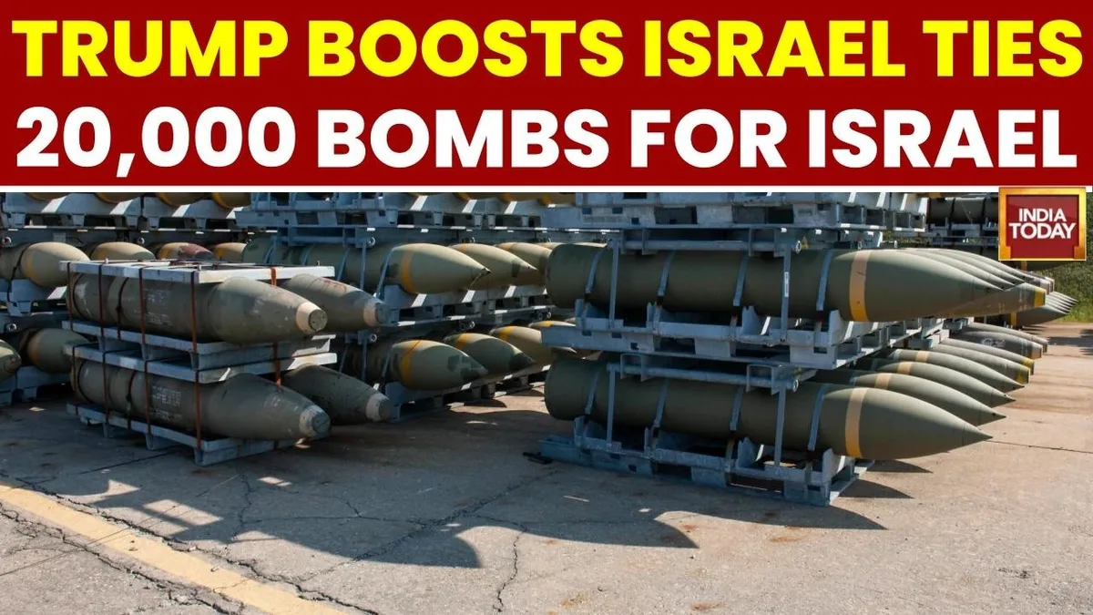 US Plans $2.8 Billion Bomb Deal With Israel, to Supply 2,000-Pound Munitions
