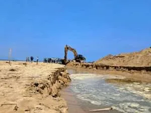 Activaron plan para despejar sedimentos en la Laguna de Píritu