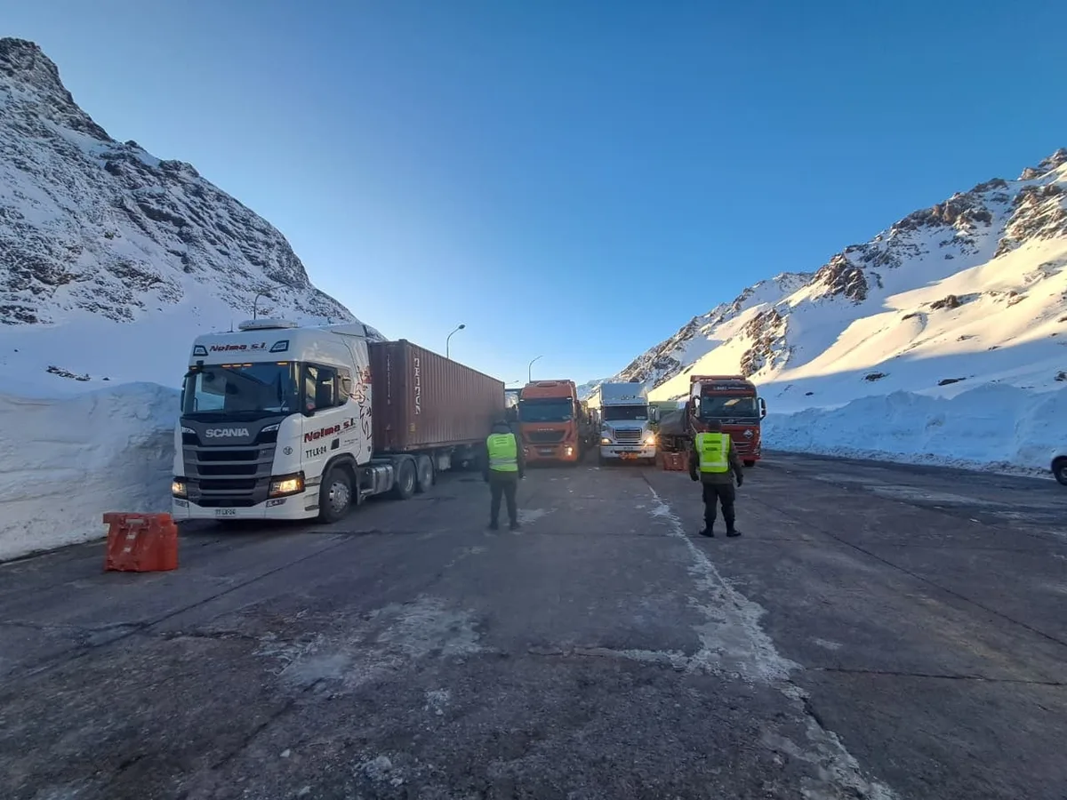Reabrió el Paso Cristo Redentor: miles de camiones cruzaron la frontera, pero todavía no se habilitará para autos