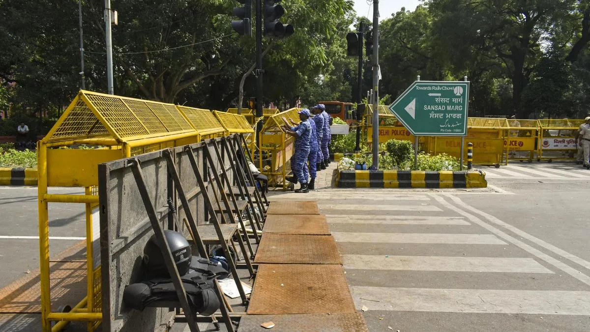 Security beefed up outside Parliament Street police station ahead of CJP leaders visit for fresh Jantar Mantar protest date