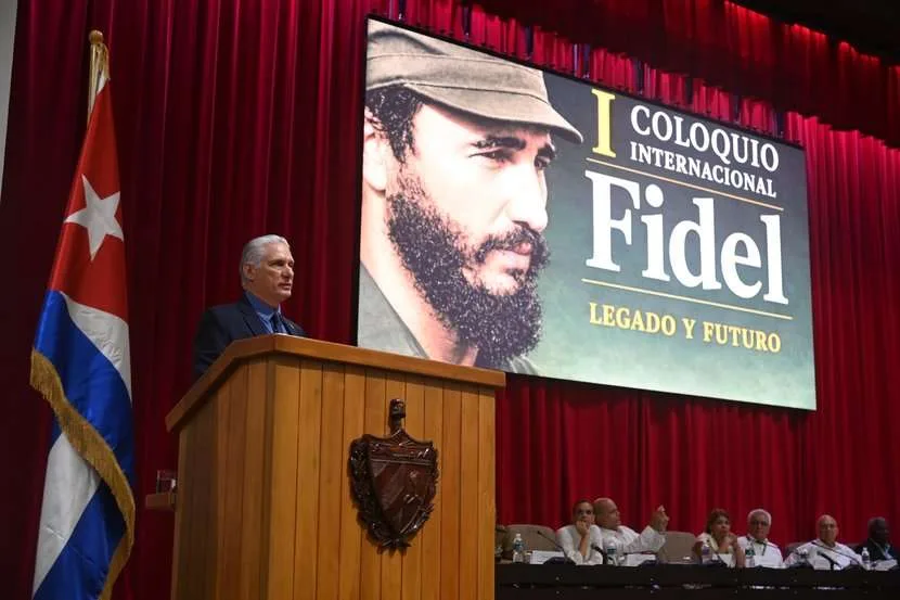 Autoridades cubanas rinden homenaje nacional por el centenario de Fidel Castro