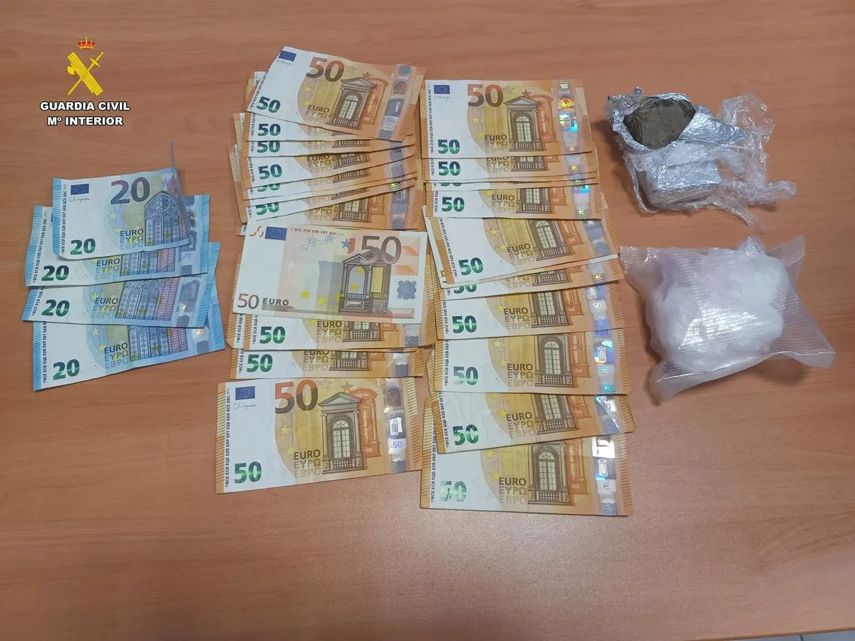 Detenidas tres personas en Calahorra por tráfico de cocaína y de hachís