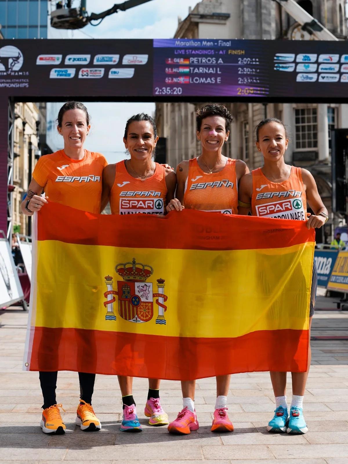 España brilla en la maratón: bronce femenino por países