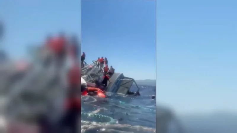 Ferry capsizes off Cyprus