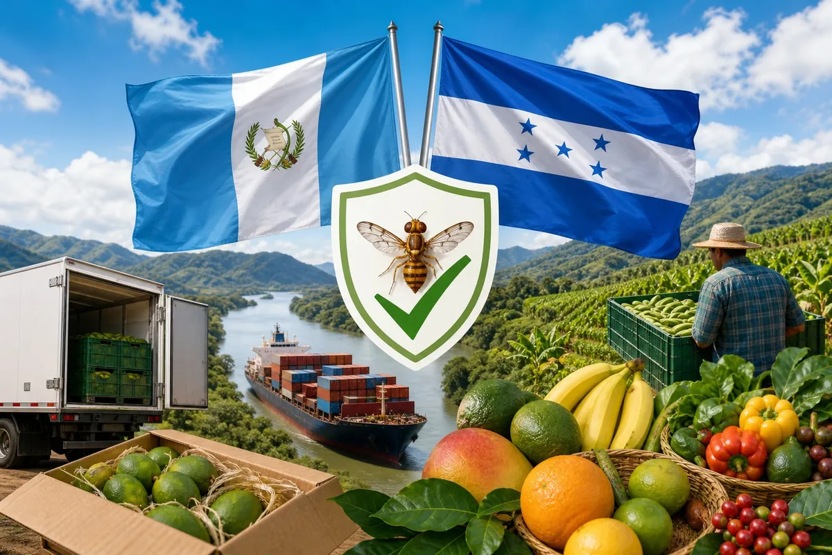 Guatemala reconoció a la zona Alta del Valle del Río Aguán en Honduras como área libre de la mosca del Mediterráneo
