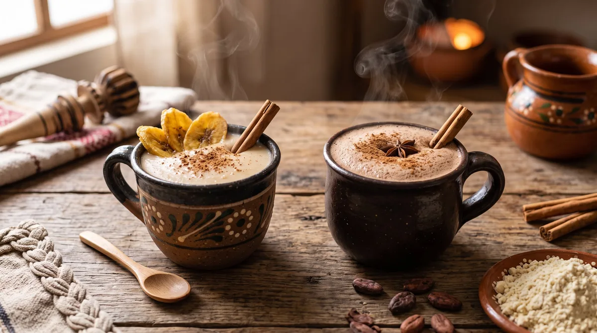 La diferencia entre atole y champurrado que pocos conocen (y cómo prepararlos)