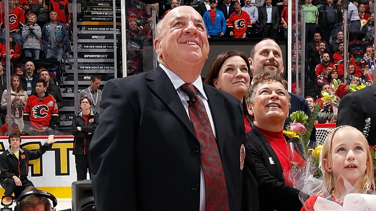 Peter Maher was voice of Calgary, not just Flames