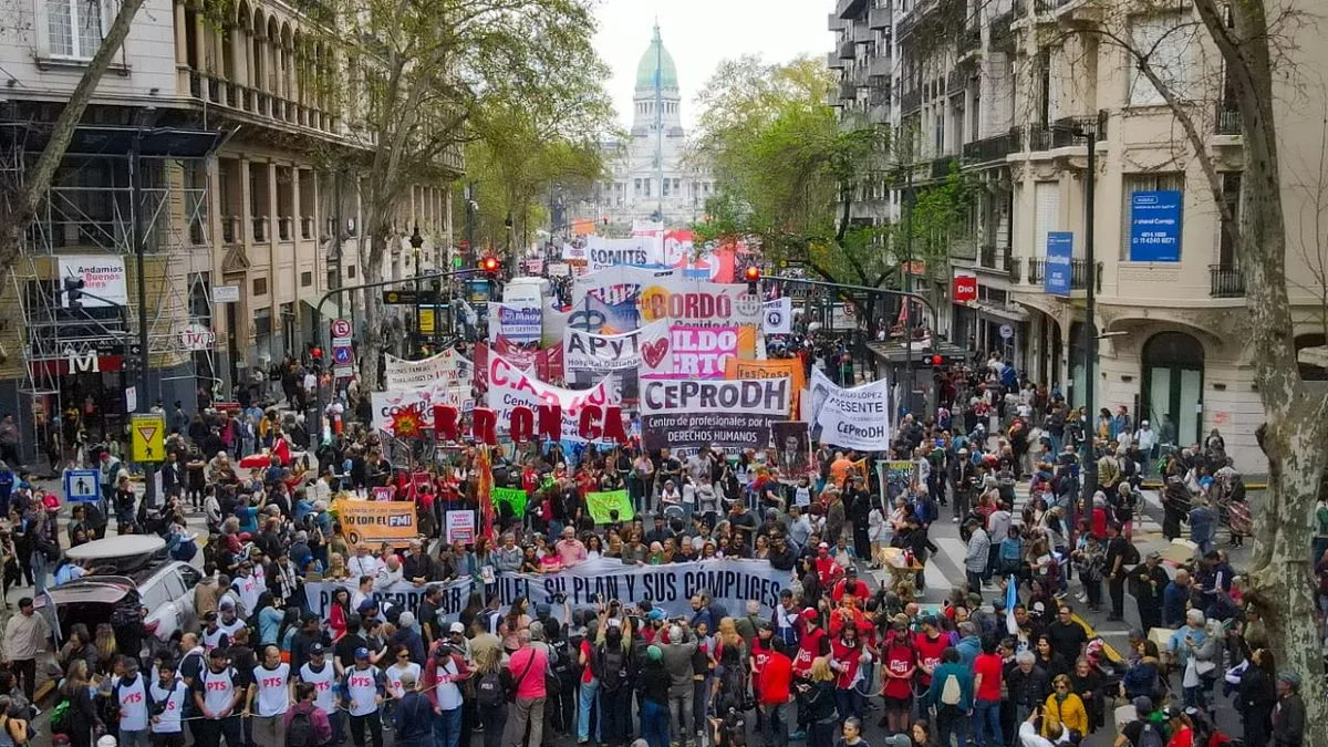 Paros, marchas y protestas: el Gobierno enfrenta una semana de alta conflictividad
