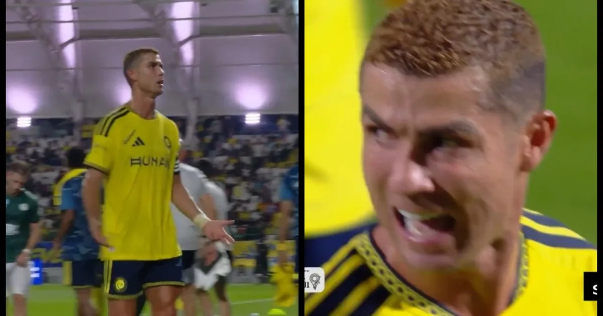 Insólito: Cristiano Ronaldo explotó de bronca con sus compañeros, lo sacaron y Al Nassr lo dio vuelta sin él...
