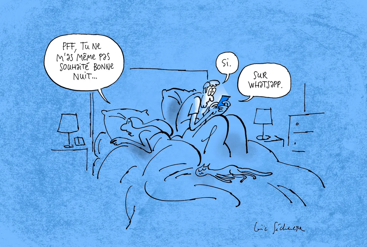 Mon conjoint est toujours sur son téléphone, que puis-je faire ?