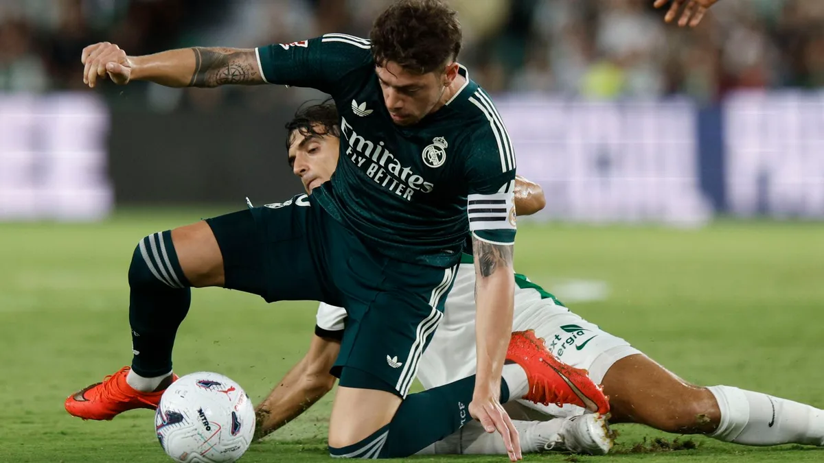 Fede Valverde sufre un esguince de grado 3 en el tobillo izquierdo