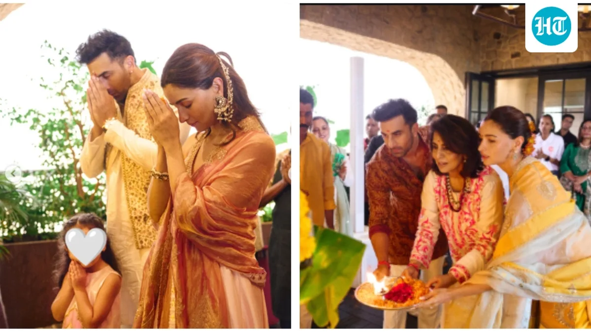 Inside Alia Bhatt's Ganesh Chaturthi celebrations with Ranbir Kapoor doing aarti, daughter Raha drawing the idol