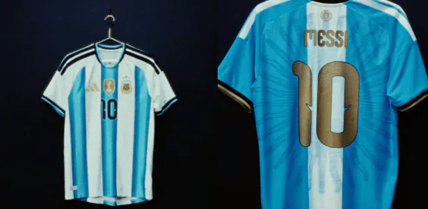 Messi revela camisa especial para despedida da Argentina