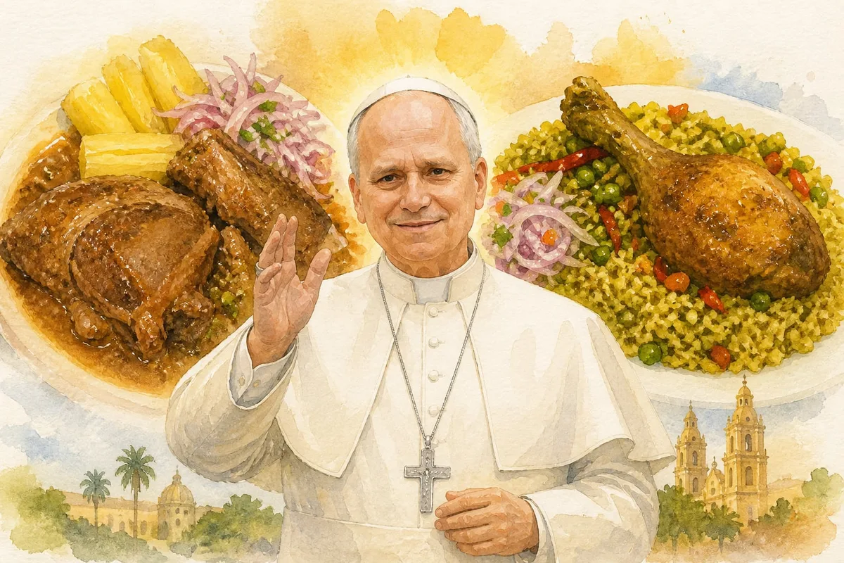 El Papa León XIV volverá a Chiclayo y ya tiene menú: cabrito a la chiclayana y arroz con pato serán sus almuerzos