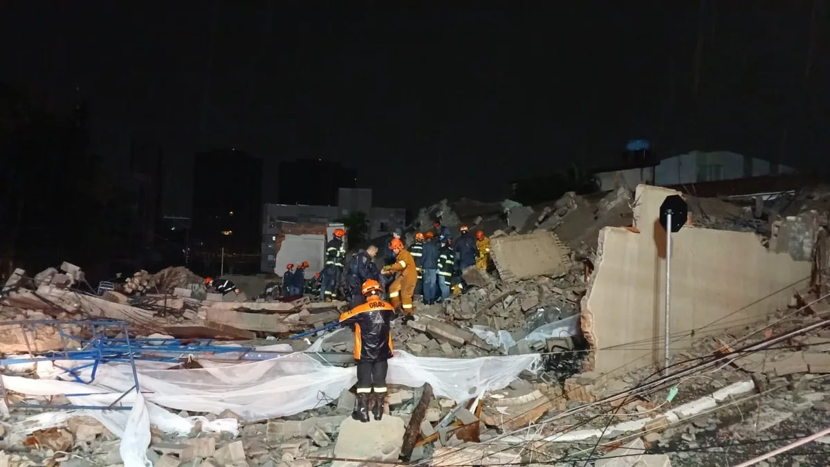 Desmoronamento em São Paulo deixa dois mortos em meio a chuvas intensas