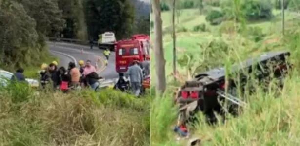 Motorista de ônibus que caiu em ribanceira e matou seis em SP é solto