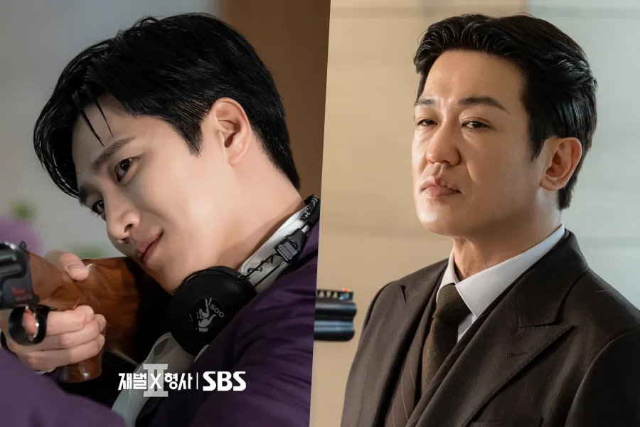 Ahn Bo Hyun Aims A Rifle At Heo Sung Tae In Tense Standoff In “Flex x Cop 2”