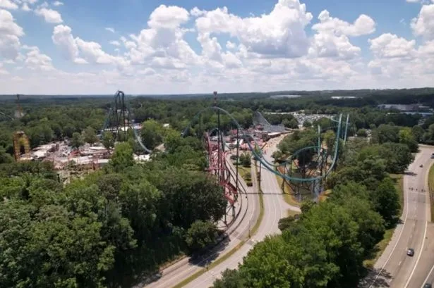 Man dies after 'falling' from US rollercoaster as son watched in horror