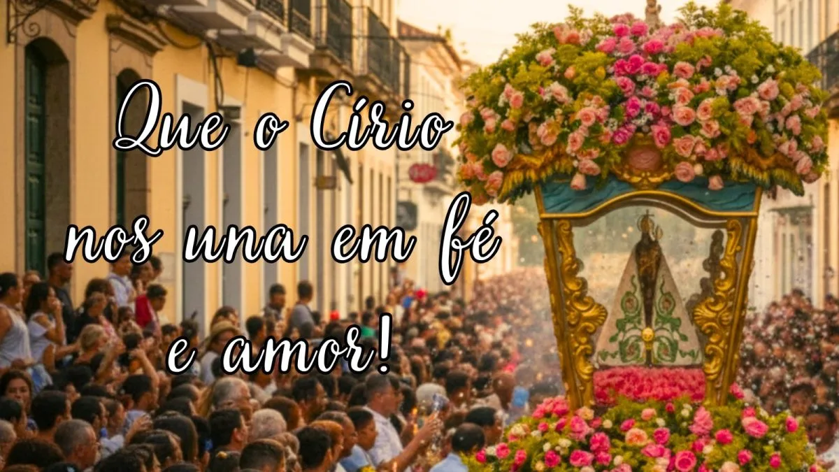 55 Frases para Nossa Senhora de Nazaré expressam fé, amor e gratidão no Círio