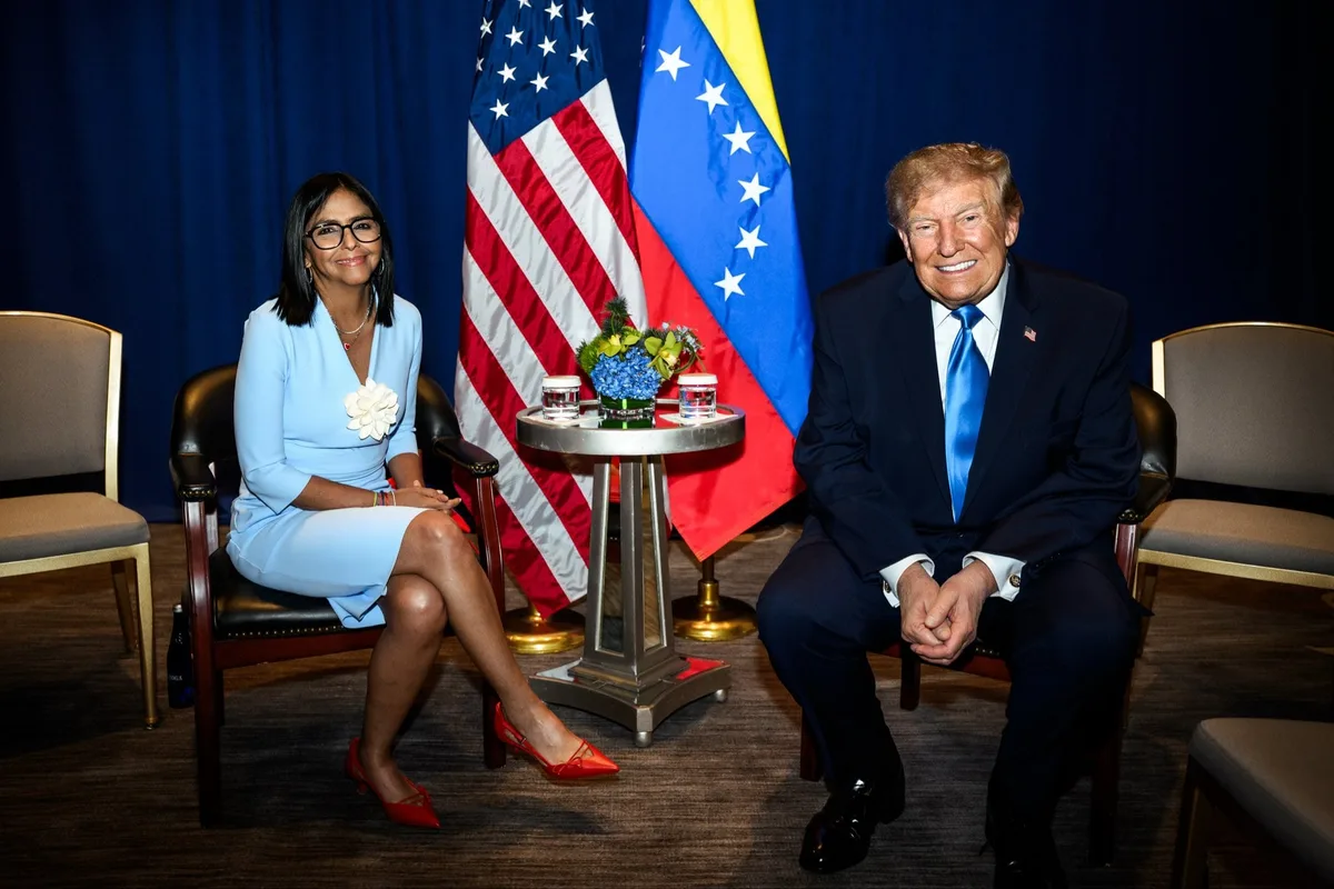 Trump y Delcy Rodríguez sellan el deshielo entre Caracas y Washington con un encuentro en Nueva York