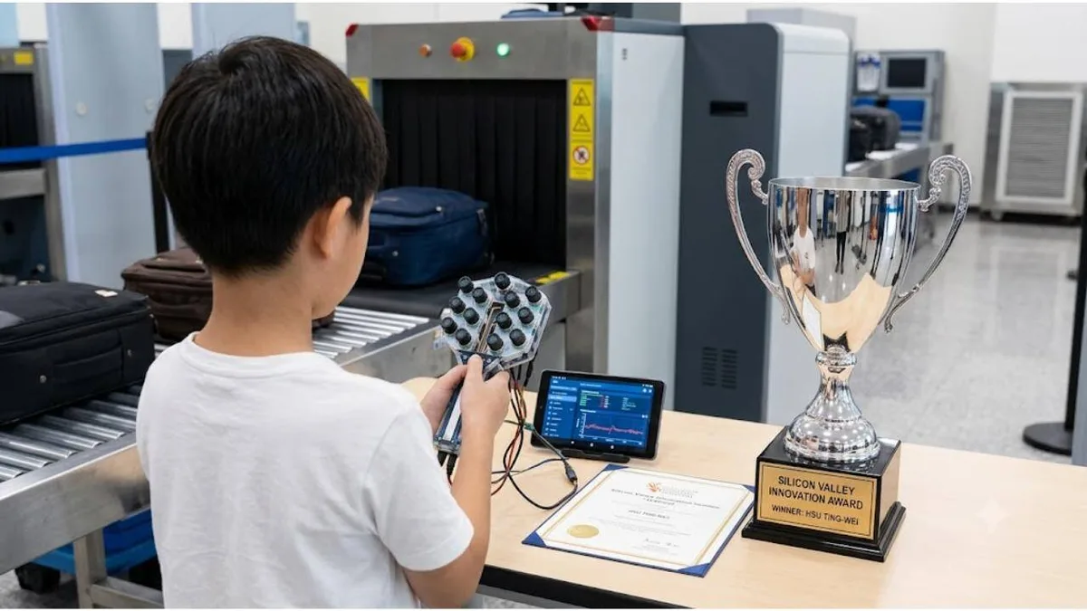 10-yr-old Hsu Ting-wei wins top Silicon Valley invention award for AI ‘electronic nose’